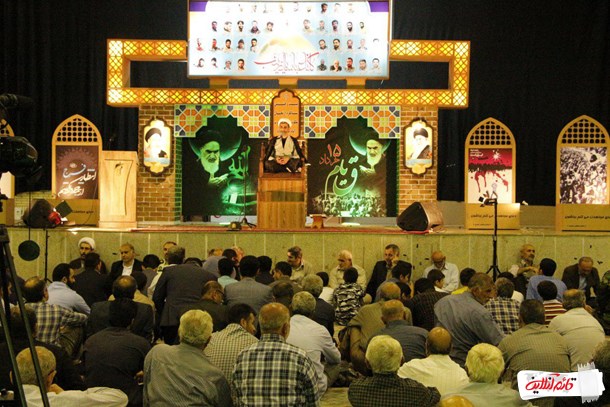 بیست و هشتمین سالگرد ارتحال امام خمینی(ره) در قائم‎شهر برگزار شد+تصاویر